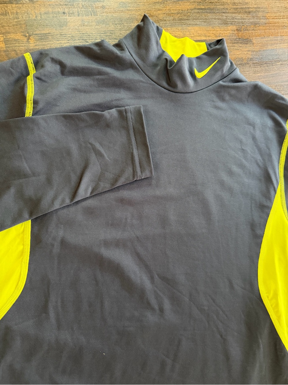Nike Pro Combat Shirt Mens M Dri-FIT Fitted Mock Neck Long Sleeve 424897-061